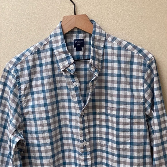 J.Crew Checkered Button Down Shirt - Picture 3 of 4